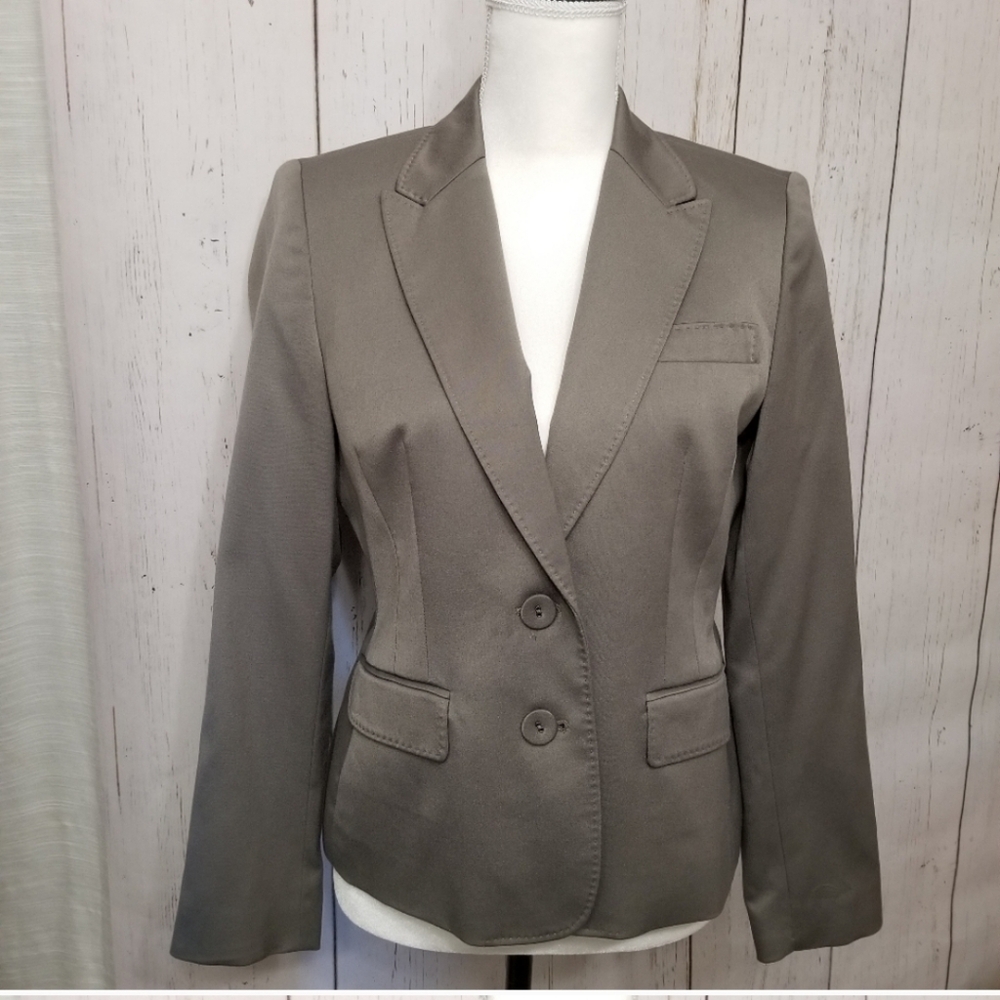 ANNE KLEIN SUIT  Women's Taupe  Blazer